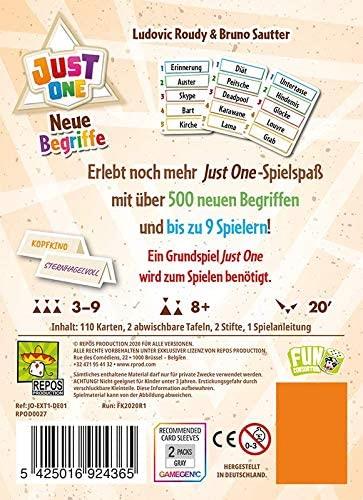 Asmodee Erweiterungsset Just One - Neue Begriffe!